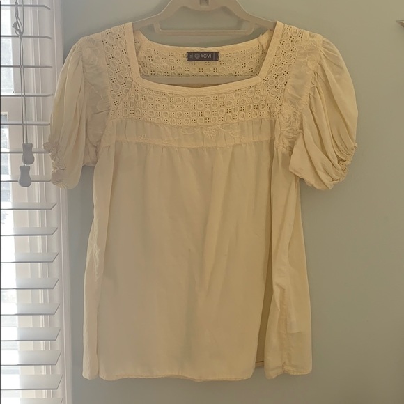 XCVI Yellow Blouse - Picture 1 of 4